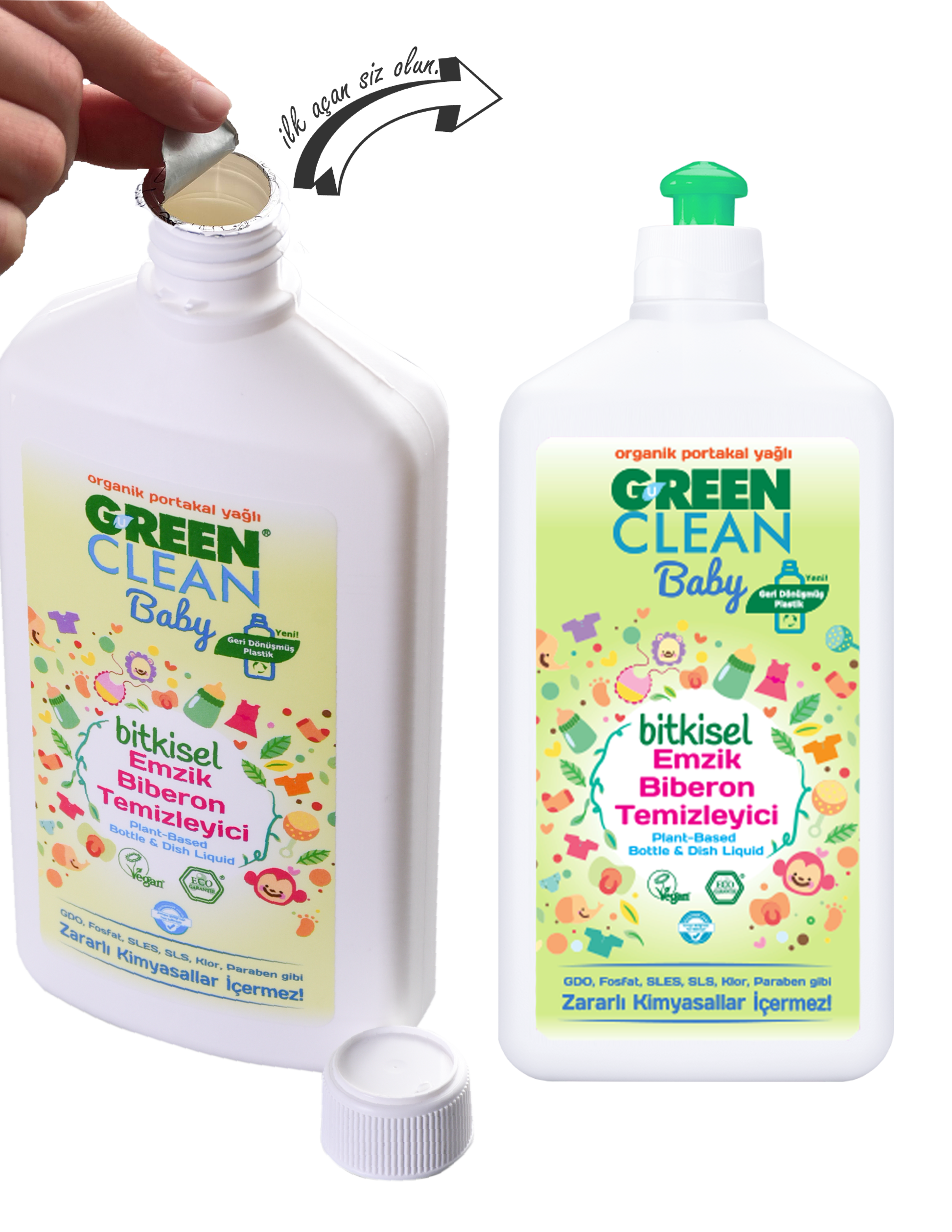 Baby Bitkisel Emzik Biberon Temizleyici 500ml