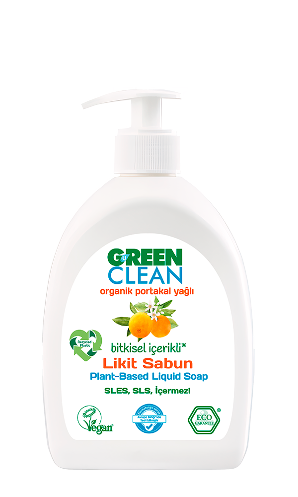 Bitkisel Likit Sabun 500ml - Portakal Yağlı